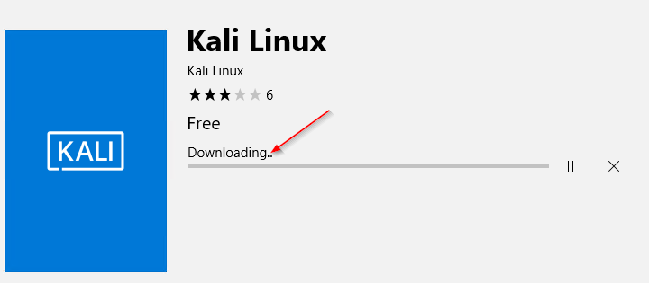 “Kali Linux” pod Windows 10